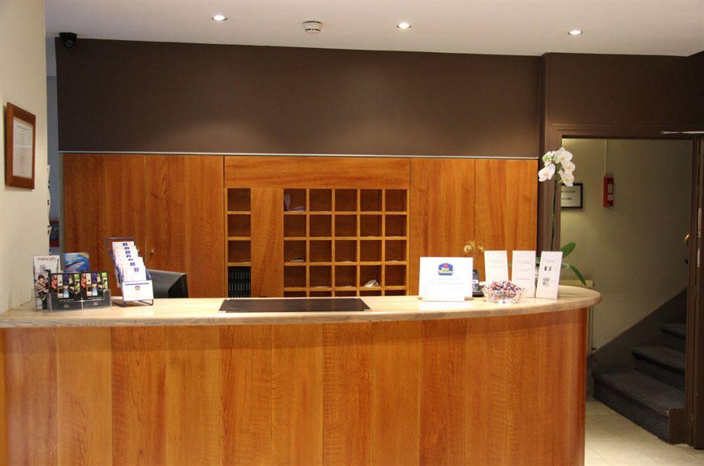Best Western Quartier Latin Pantheon Paryż Wnętrze zdjęcie
